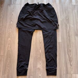Athleta Black Skort Leggings
